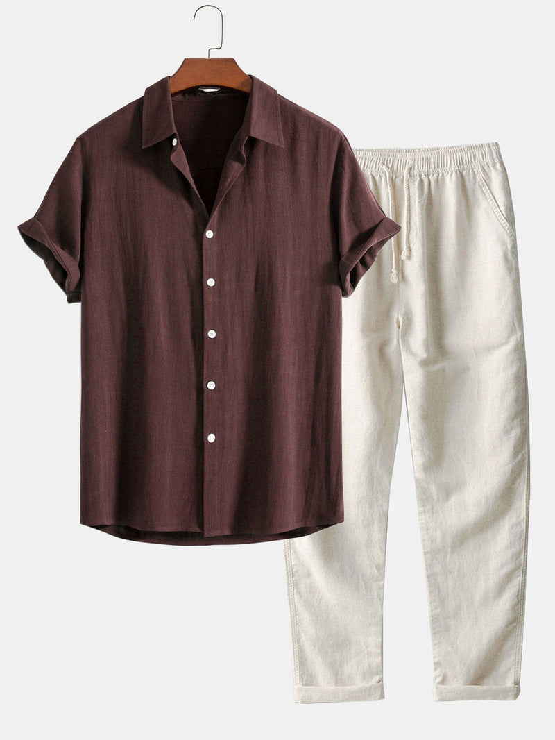 Leinen Hemd und Hose Set - Antonio