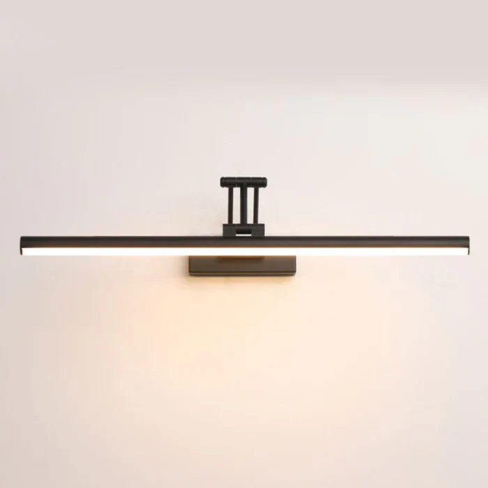 Moderne schwarze LED-Wandleuchte, rechteckig, energiesparend, für Wohnzimmerbeleuchtung.