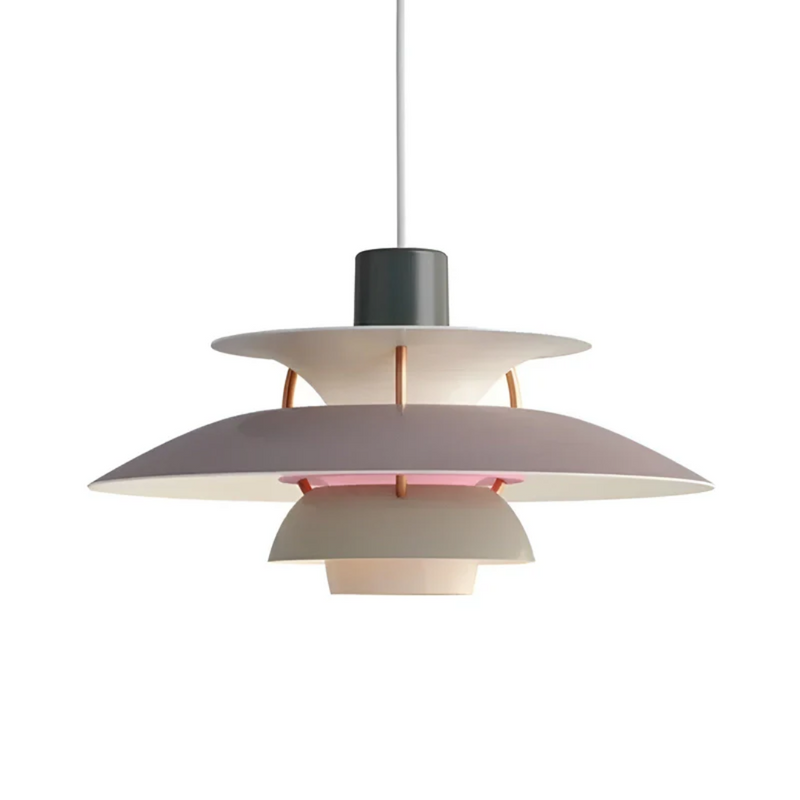 Moderne Hängelampe, mehrfarbig, skandinavisches Design, Metall, Wohnzimmerbeleuchtung