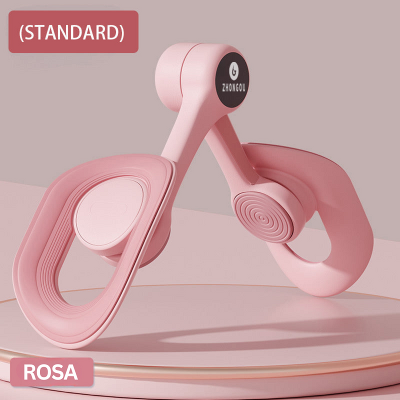 Rosa Fitnessgerät FlexFit Pro, verstellbar, für Heimtraining, ergonomisches Design.