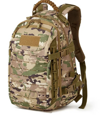 Tarnrucksack, Camouflage, Outdoor, Wandern, robust, multifunktional, verstellbare Gurte, Unisex