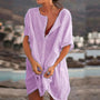 Luftige Strandkleid mit Knopfschluss – Noa