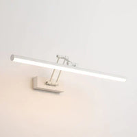 Moderne LED-Bilderleuchte, weiß, wandmontiert, minimalistisch, energiesparend.