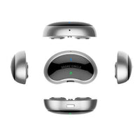 Schlafapnoe-Gerät Snore Circle, silber, tragbar, Anti-Schnarch-Lösung, 360-Grad-Ansicht