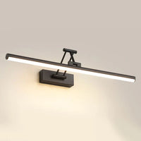 Moderne schwarze LED-Bilderleuchte, wandmontiert, energiesparend, für Kunstwerke.