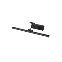 Schwarze LED-Bilderleuchte, modern, verstellbar, Wandmontage, Kunstbeleuchtung.