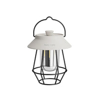 Retro Tischlampe, weiß, Metall, Vintage-Stil, dekorative Beleuchtung, Innenraum, modern.