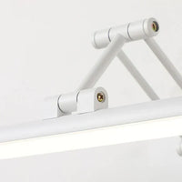 Weiße LED-Bilderleuchte, modernes Design, energiesparend, für Kunstwerke und Galerien.