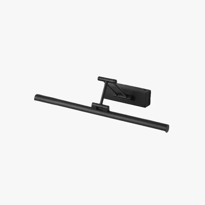 Schwarze LED-Bilderleuchte, modern, verstellbar, Wandmontage, energiesparend, Kunstbeleuchtung.