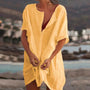 Luftige Strandkleid mit Knopfschluss – Noa