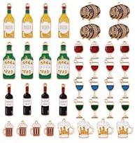 Bier & Wein Charm Anhänger (40er-Set) – FestGenuss Oktoberfest 2025