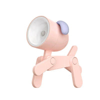 Rosa Hundelampe aus Kunststoff, modernes Design, LED, Kinderzimmer-Dekoration.