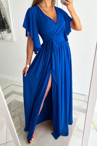 Flowing Maxi Dress met Hoge Split | Zomer Mode