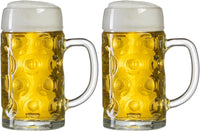 Bierkrug Glas (2er-Set, 500 ml) – MaßGaudi Oktoberfest 2025