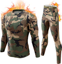 Tarnmuster Kompressionsanzug, langärmelig, für Herren, ideal für Outdoor-Sportarten.