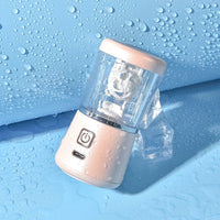 Tragbarer Mini-Luftbefeuchter, weiß, USB, wasserfest, für Zuhause oder Büro.