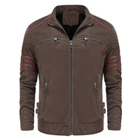 Titanium Rogue Lederjacke - Hugh