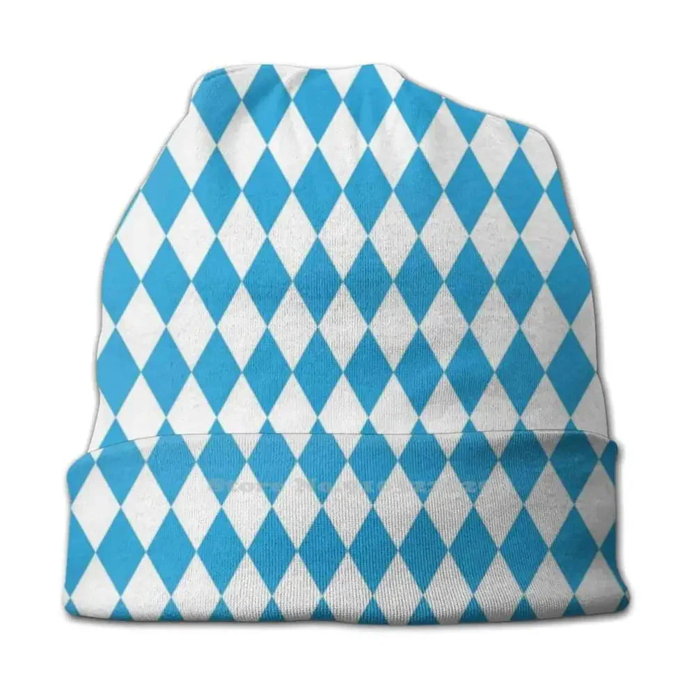 Beanie mit Rautenmuster – WiesnBean Oktoberfest 2025