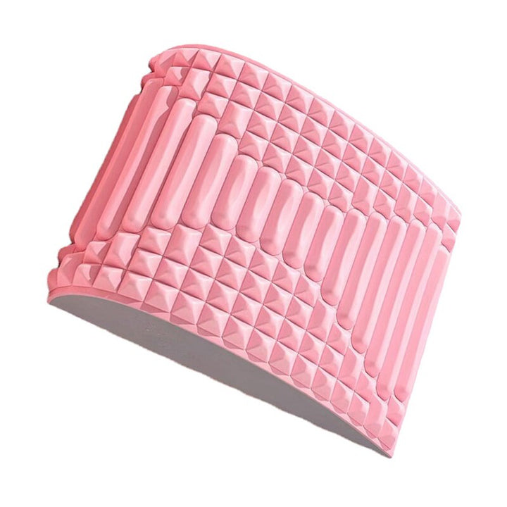 Rosa Nackenstützkissen aus Memory-Schaum, ergonomisch, für besseren Schlaf und Entspannung.
