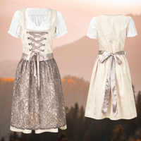 Exklusive Damen-Tracht mit Schürze und Bluse - EdelTrachten