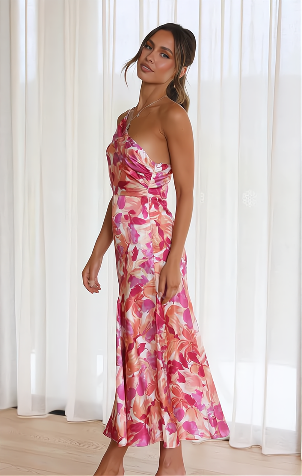 Stilvolles Sommerkleid mit Blumenmuster - Zoë