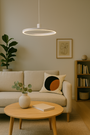 Moderne LED Hängeleuchte – Dimmbar, langlebig & stilvoll – Kreisförmiges Design für Esszimmer, Wohnzimmer & Büro