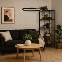 Moderne LED Hängeleuchte – Dimmbar, langlebig & stilvoll – Kreisförmiges Design für Esszimmer, Wohnzimmer & Büro