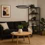 Moderne LED Hängeleuchte – Dimmbar, langlebig & stilvoll – Kreisförmiges Design für Esszimmer, Wohnzimmer & Büro