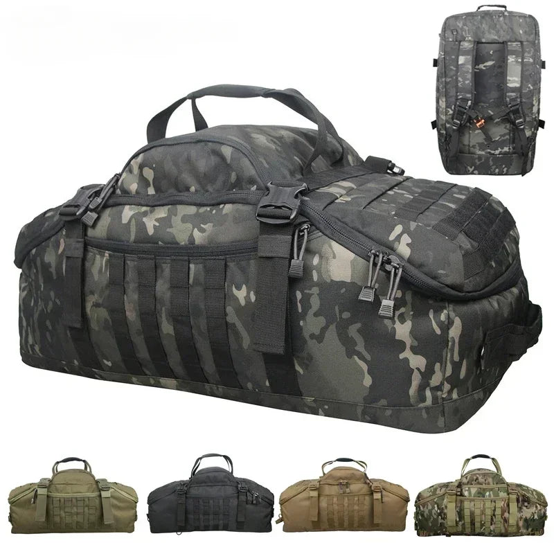 Taktische Camouflage-Tasche, wasserdicht, robust, für Outdoor-Aktivitäten, in verschiedenen Farben.