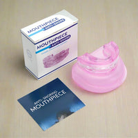 Anti-Schnarch-Mundstück rosa, Kunststoff, mit Verpackung, gegen Schnarchen, Schlafhilfe.