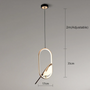 Moderne LED-Pendelleuchte, gold, verstellbar, 2m, 35cm Höhe, elegantes Design, Innenbeleuchtung.