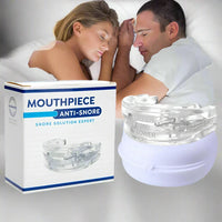 Antischnarch-Mundstück transparent, Kunststoff, Schlafhilfe, Schnarchen verhindern, Box-Verpackung.