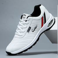 Weiße Sportschuhe, Herren, atmungsaktiv, modisch, rutschfest, bequem, Freizeit, Sneaker.