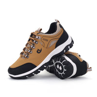 Braune orthopädische Wanderschuhe, atmungsaktiv, rutschfest, für Outdoor-Aktivitäten.