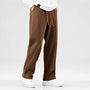 Braune Jogginghose Herren, Kordelzug, seitliche Taschen, sportlich, bequem, modisch