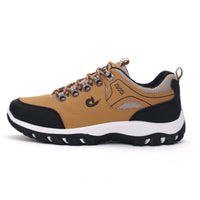 Brauner orthopädischer Sneaker, atmungsaktiv, rutschfest, für Herren, Outdoor-Schuhe.