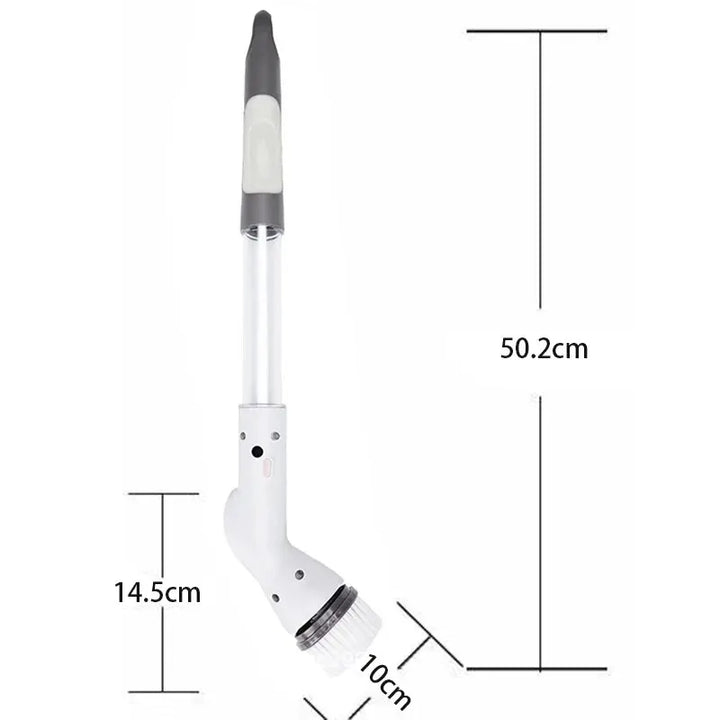 Elektrische Poolbürste, weiß, 50,2 cm, für effiziente Poolreinigung, langlebig, ergonomisch.