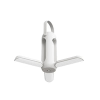 Weiße LED-Deckenleuchte, faltbar, modern, energiesparend, für Innenräume.