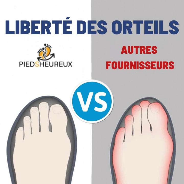 Vergleich orthopädische Schuhe: Komfort vs. herkömmlich, Zehenfreiheit, Fußgesundheit.
