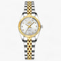 Zweifarbige Chenxi Quarzuhr, Edelstahlarmband, gold-silber, elegantes Design, Herrenuhr.