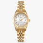 Goldene Chenxi Damenarmbanduhr, Quarz, Edelstahl, elegantes Design, luxuriöses Accessoire.