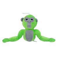 Grünes Gorilla-Plüschtier, weiches Kuscheltier, Kinder-Spielzeug, Geschenkidee, 100% Polyester.