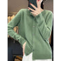 Damen Strickjacke grün, Knopfleiste, weiches Material, modisch, Herbstmode, elegant.