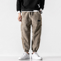 Graue Jogginghose Herren, lässig, Baumwolle, elastischer Bund, Streetwear, Mode.