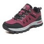 Damen Wanderschuhe pink, wasserdicht, rutschfest, Outdoor-Sportschuhe, robustes Design.