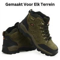 Wanderschuhe Herren, wasserdicht, olivgrün, robust, Outdoor, rutschfest, Trekkingstiefel.