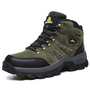 Grüner Wanderschuh, wasserdicht, rutschfeste Sohle, Outdoor-Bergstiefel für Herren.
