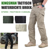 Taktische wasserdichte Hose, beige, robust, Outdoor, Kingsman, Herrenmode, Freizeitkleidung.