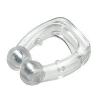 Transparenter Silikon-Penisring mit doppelten Kugeln, ergonomisch, für verbesserte Leistung.