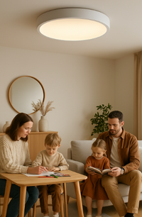 Runde LED Deckenlampe – Skandinavischer Stil, langlebig & stimmungsvolles Licht für Ihr Zuhause